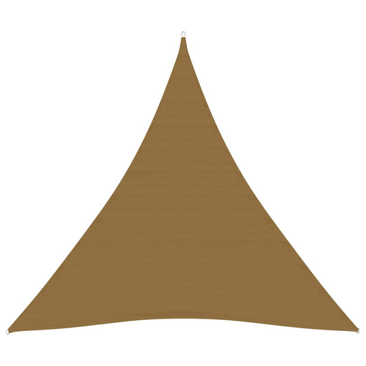 vidaXL Sunshade Sail 160 g/mŒ_ Taupe 5x5x5 m HDPE