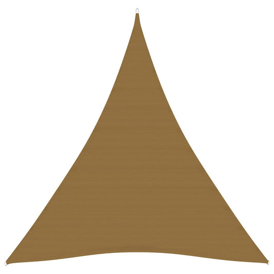 vidaXL Sunshade Sail 160 g/mŒ_ Taupe 5x6x6 m HDPE