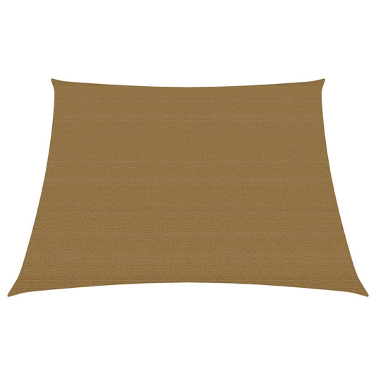 vidaXL Sunshade Sail 160 g/mŒ_ Taupe 3/4x2 m HDPE