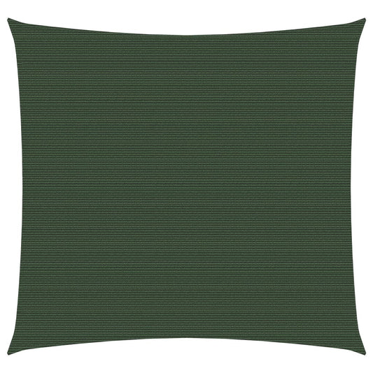 vidaXL Sunshade Sail 160 g/mŒ_ Dark Green 3.6x3.6 m HDPE