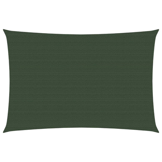 vidaXL Sunshade Sail 160 g/mŒ_ Dark Green 2.5x4 m HDPE