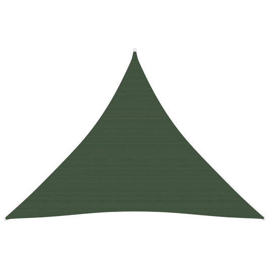 vidaXL Sunshade Sail 160 g/mŒ_ Dark Green 5x5x5 m HDPE
