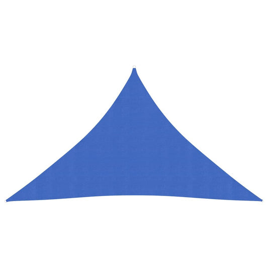 vidaXL Sunshade Sail 160 g/mŒ_ Blue 3.5x3.5x4.9 m HDPE