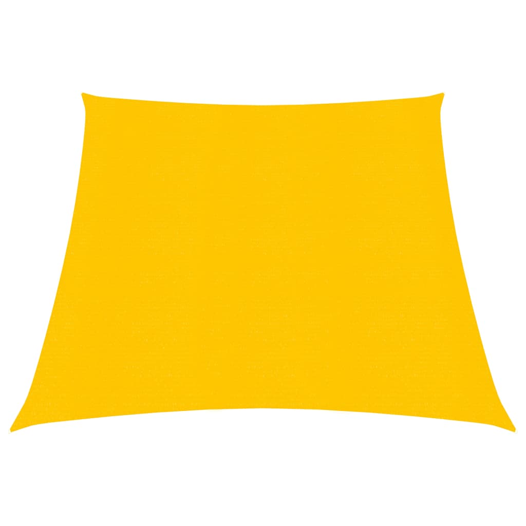 vidaXL Sunshade Sail 160 g/mŒ_ Yellow 3/4x2 m HDPE