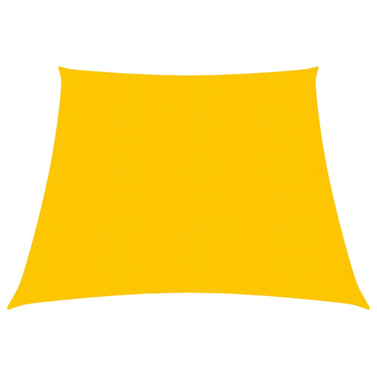 vidaXL Sunshade Sail 160 g/mŒ_ Yellow 3/4x2 m HDPE