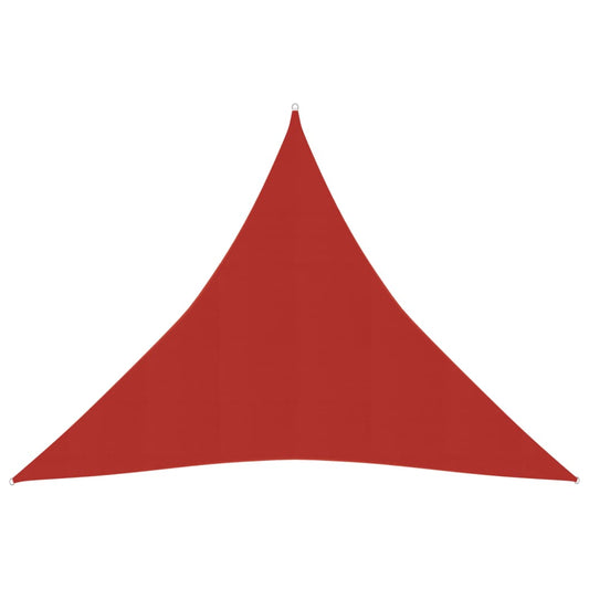 vidaXL Sunshade Sail 160 g/mŒ_ Red 4.5x4.5x4.5 m  HDPE