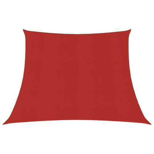 vidaXL Sunshade Sail 160 g/mŒ_ Red 4/5x3 m HDPE