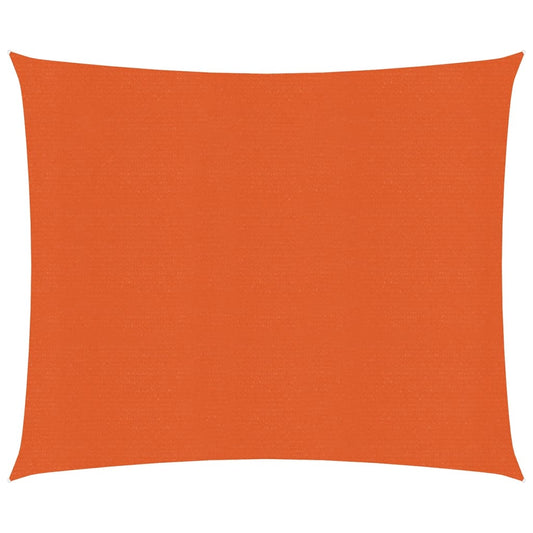 vidaXL Sunshade Sail 160 g/mŒ_ Orange 3.6x3.6 m HDPE