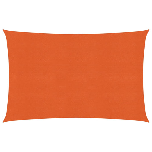 vidaXL Sunshade Sail 160 g/mŒ_ Orange 2.5x4 m HDPE