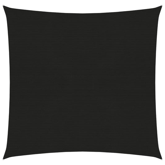 vidaXL Sunshade Sail 160 g/mŒ_ Black 2.5x3 m HDPE