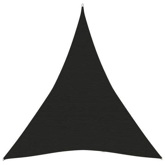 vidaXL Sunshade Sail 160 g/mŒ_ Black 4x5x5 m HDPE