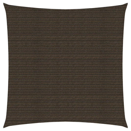 vidaXL Sunshade Sail 160 g/mŒ_ Brown 2x2 m HDPE