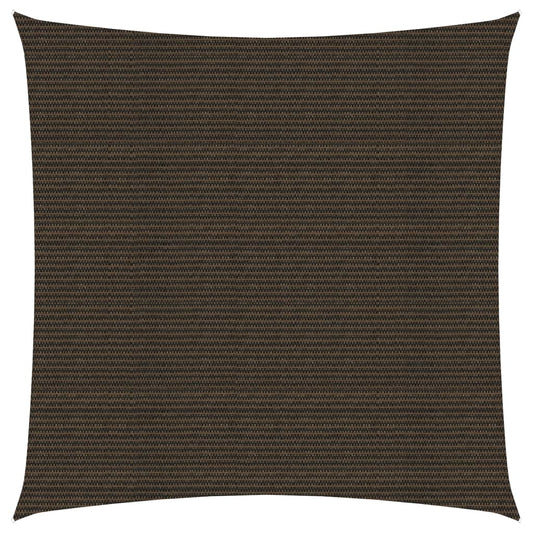 vidaXL Sunshade Sail 160 g/mŒ_ Brown 4x4 m HDPE