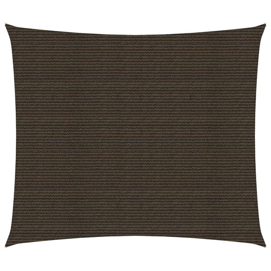vidaXL Sunshade Sail 160 g/mŒ_ Brown 2.5x3 m HDPE