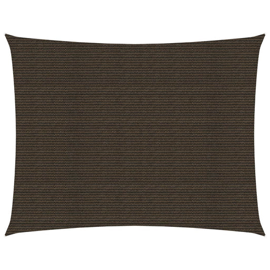 vidaXL Sunshade Sail 160 g/mŒ_ Brown 2.5x4 m HDPE