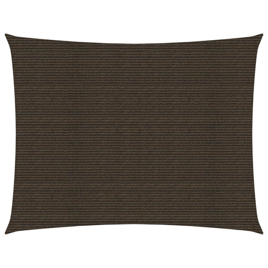 vidaXL Sunshade Sail 160 g/mŒ_ Brown 3.5x5 m HDPE