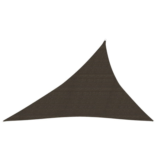 vidaXL Sunshade Sail 160 g/mŒ_ Brown 3x4x5 m HDPE