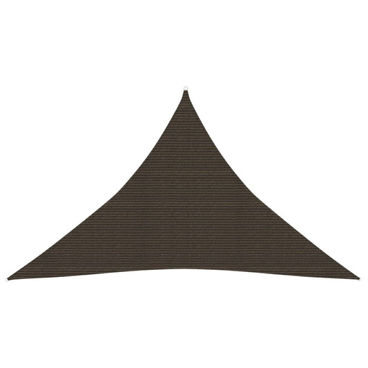 vidaXL Sunshade Sail 160 g/mŒ_ Brown 4x4x5.8 m HDPE