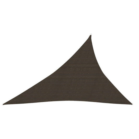 vidaXL Sunshade Sail 160 g/mŒ_ Brown 4x5x6.8 m HDPE