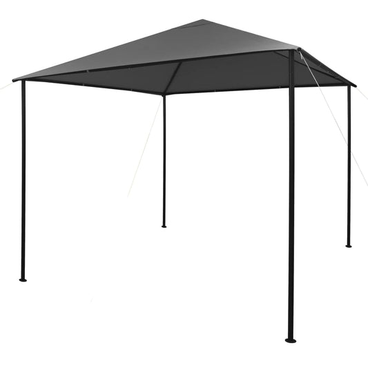 vidaXL Gazebo 3x3 m Anthracite Fabric and Steel 180 g/mŒ_