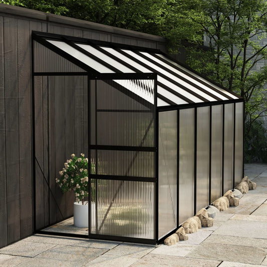 vidaXL Greenhouse Anthracite Aluminium 7.77 mŒ_