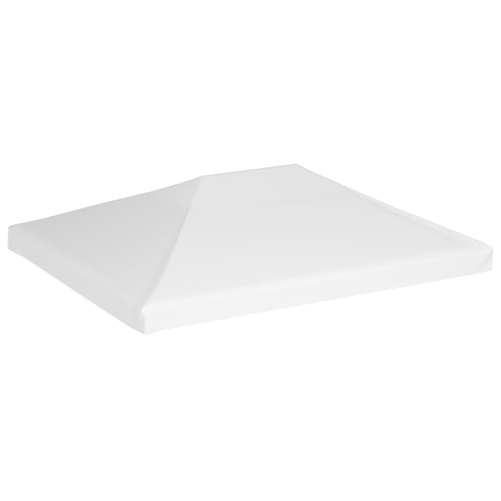 vidaXL Gazebo Top Cover 270 g/mŒ_ 4x3 m White