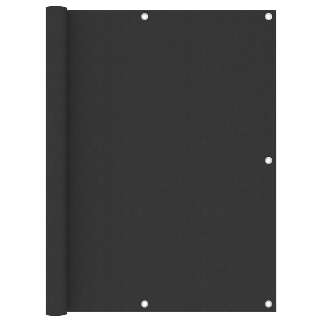 vidaXL Balcony Screen Anthracite 120x400 cm Oxford Fabric