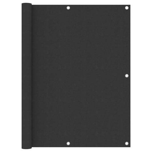 vidaXL Balcony Screen Anthracite 120x400 cm Oxford Fabric
