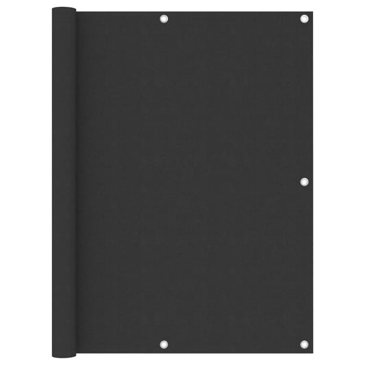 vidaXL Balcony Screen Anthracite 120x600 cm Oxford Fabric
