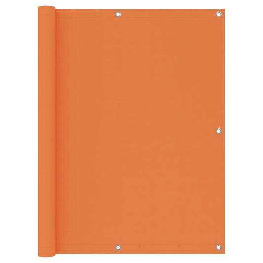 vidaXL Balcony Screen Orange 120x500 cm Oxford Fabric