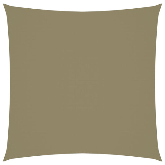 vidaXL Sunshade Sail Oxford Fabric Square 4x4 m Beige