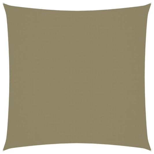 vidaXL Sunshade Sail Oxford Fabric Square 7x7 m Beige