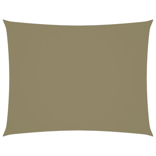 vidaXL Sunshade Sail Oxford Fabric Rectangular 2.5x3.5 m Beige