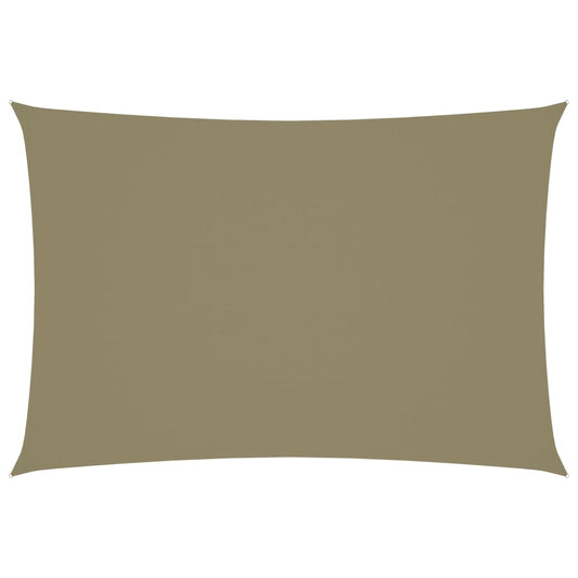 vidaXL Sunshade Sail Oxford Fabric Rectangular 3x5 m Beige