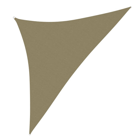 vidaXL Sunshade Sail Oxford Fabric Triangular 3x3x4.24 m Beige