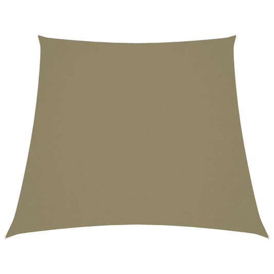 vidaXL Sunshade Sail Oxford Fabric Trapezium 3/5x4 m Beige