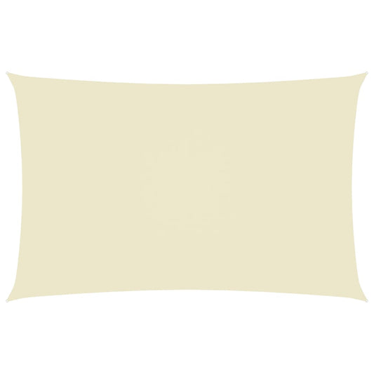 vidaXL Sunshade Sail Oxford Fabric Rectangular 3x6 m Cream