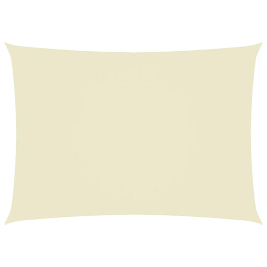 vidaXL Sunshade Sail Oxford Fabric Rectangular 5x7 m Cream