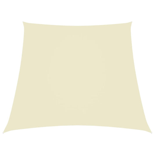 vidaXL Sunshade Sail Oxford Fabric Trapezium 2/4x3 m Cream