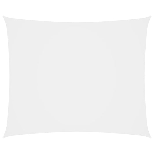 vidaXL Sunshade Sail Oxford Fabric Rectangular 4x6 m White
