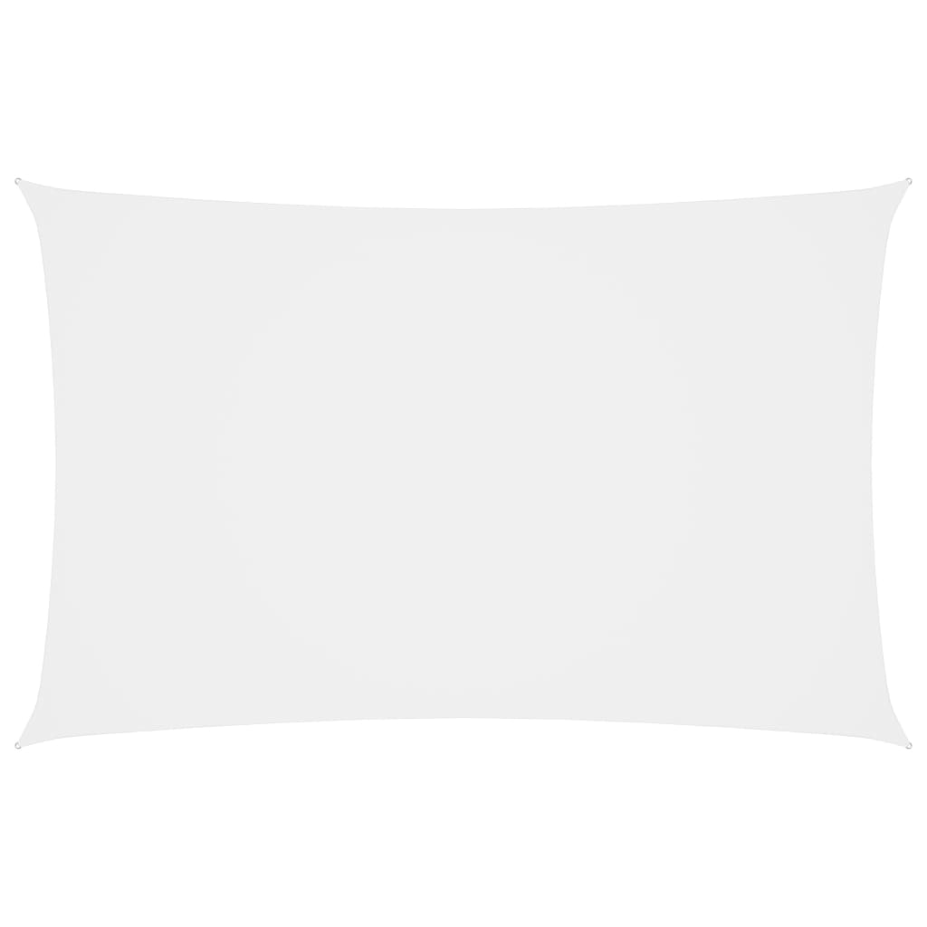 vidaXL Sunshade Sail Oxford Fabric Rectangular 5x8 m White