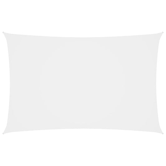 vidaXL Sunshade Sail Oxford Fabric Rectangular 5x8 m White