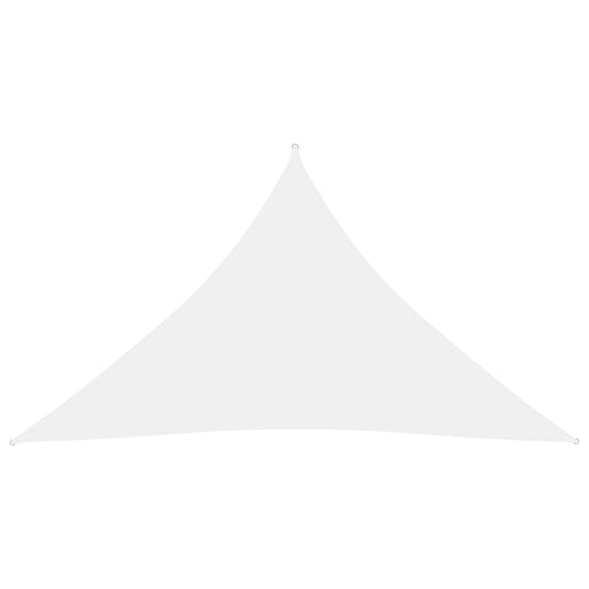 vidaXL Sunshade Sail Oxford Fabric Triangular 2.5x2.5x3.5 m White