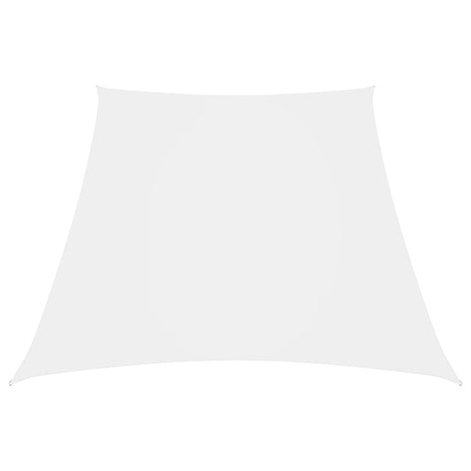 vidaXL Sunshade Sail Oxford Fabric Trapezium 3/5x4 m White