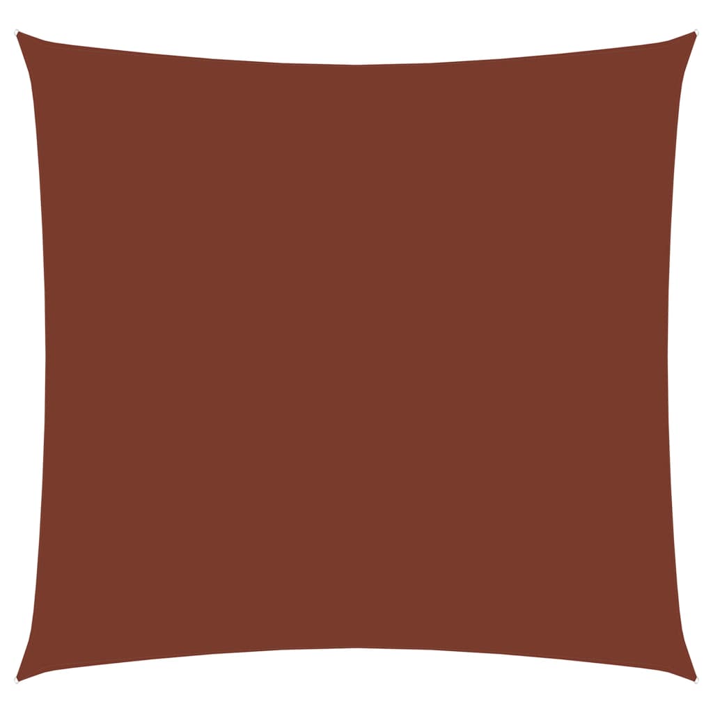 vidaXL Sunshade Sail Oxford Fabric Square 4x4 m Terracotta