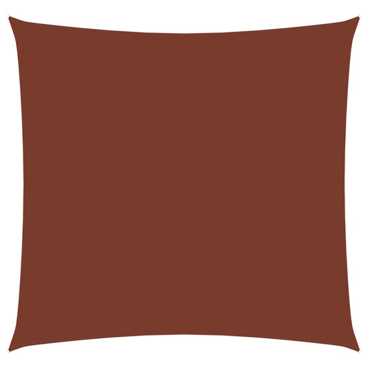 vidaXL Sunshade Sail Oxford Fabric Square 4x4 m Terracotta