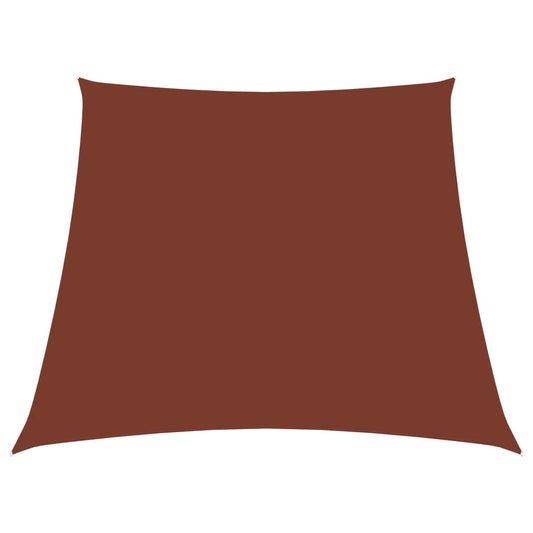 vidaXL Sunshade Sail Oxford Fabric Trapezium 2/4x3 m Terracotta
