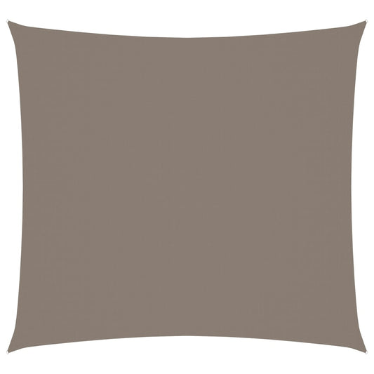 vidaXL Sunshade Sail Oxford Fabric Square 4x4 m Taupe