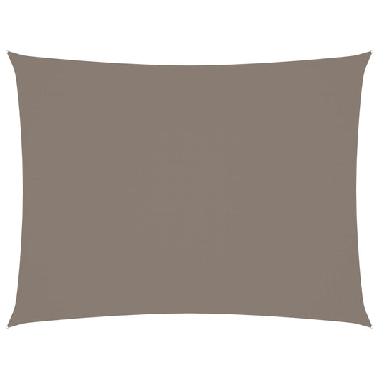 vidaXL Sunshade Sail Oxford Fabric Rectangular 4x6 m Taupe