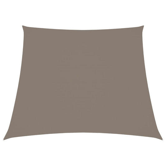 vidaXL Sunshade Sail Oxford Fabric Trapezium 3/5x4 m Taupe